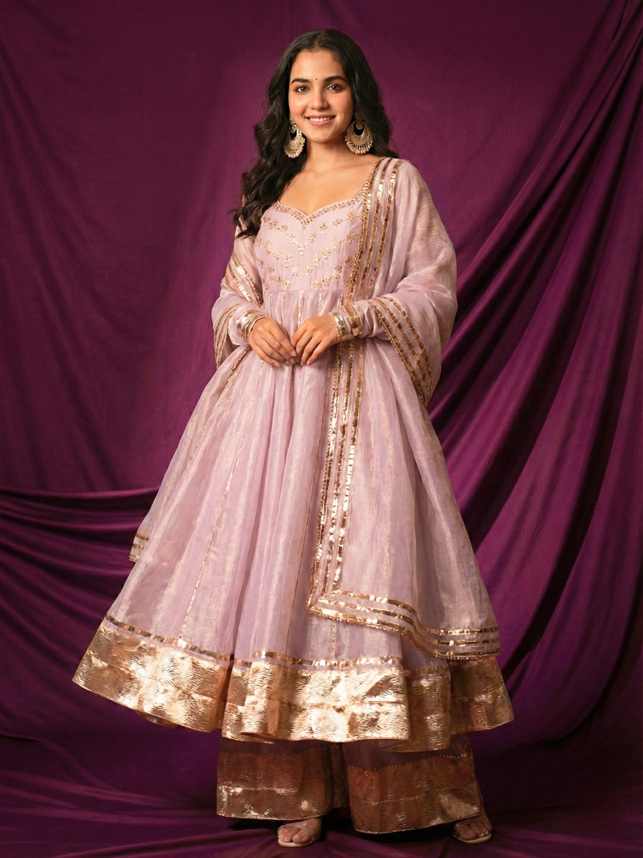 Kalidar Anarkali Suit Set