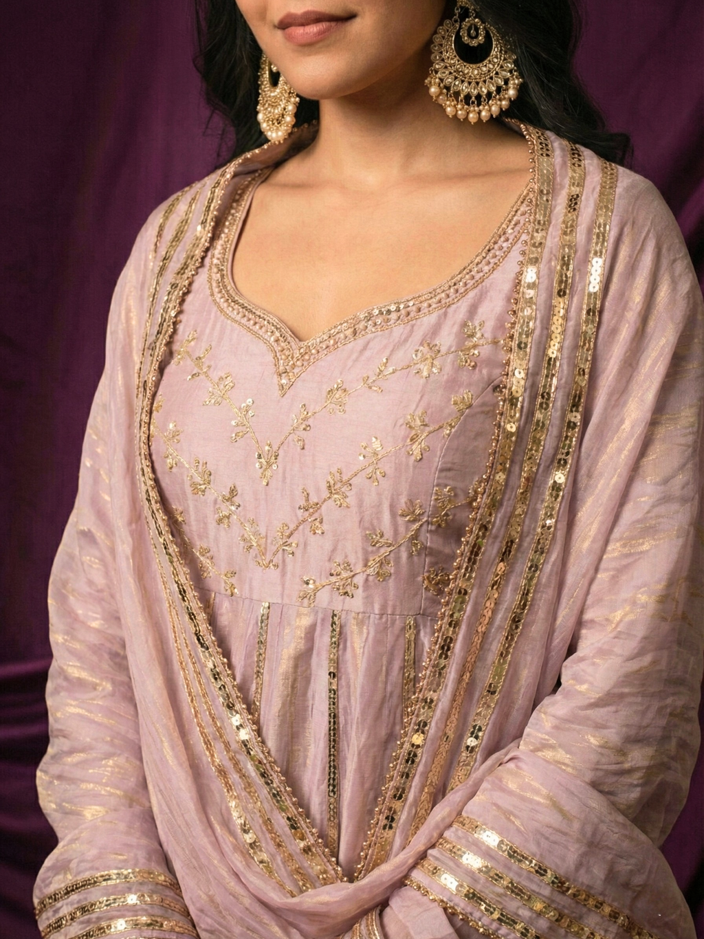 Kalidar Anarkali Suit Set