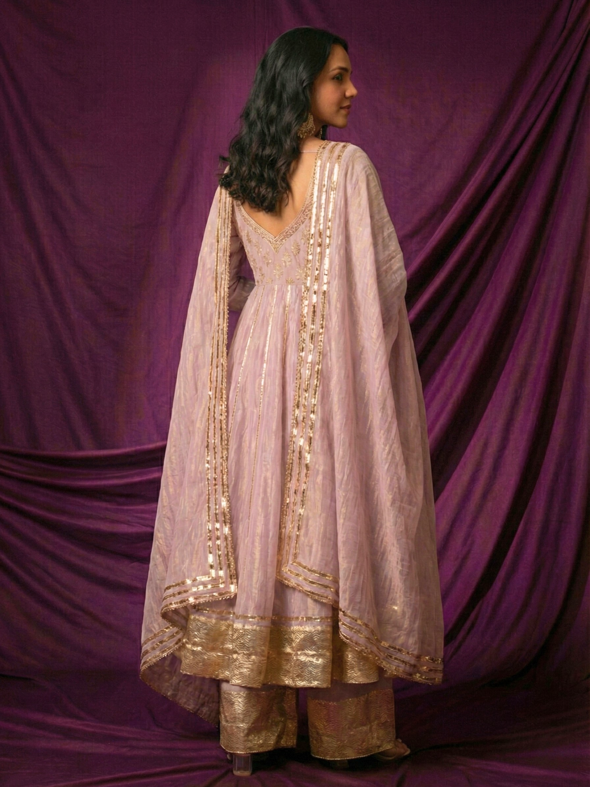 Kalidar Anarkali Suit Set
