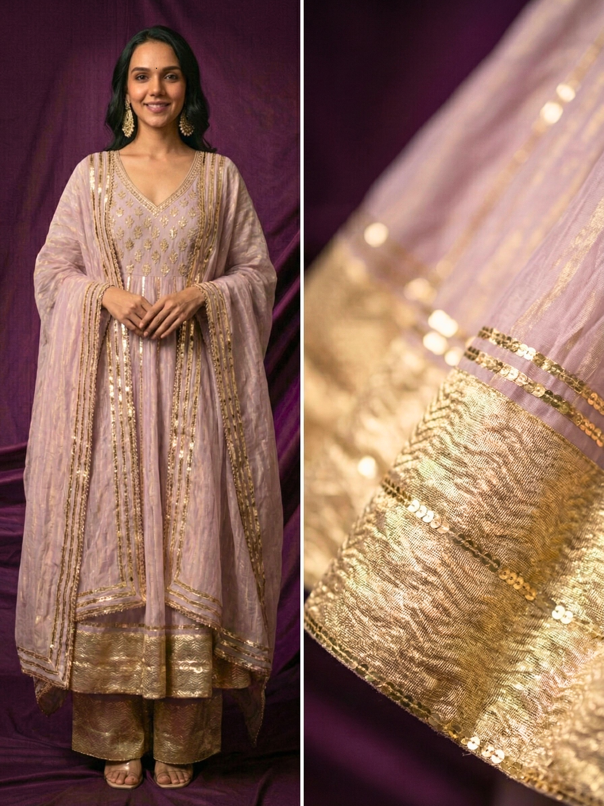 Kalidar Anarkali Suit Set